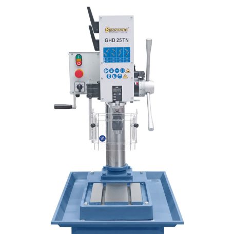 25mm, GHD25TN Hajtóműves-asztali fúrógép digitális fúrásmélység-mutatóval 