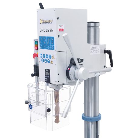 25mm, GHD25SN Hajtóműves-oszlopos fúrógép GHD digitális fúrásmélység-mutatóval