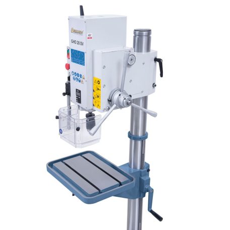 28mm, GHD28SV Hajtóműves-oszlopos fúrógép digitális fúrásmélység-mutatóval