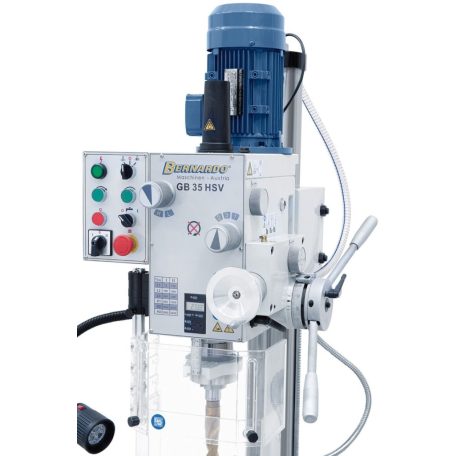 32mm, GB35HSV Hajtóműves-oszlopos fúrógép  hűtőanyag-berendezéssel