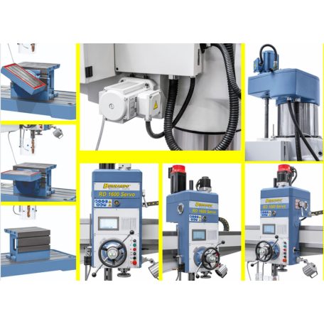 50mm, RD 1600 Servo / 400 V Radiálfúrógép