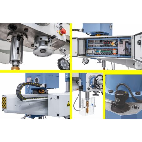 50mm, RD 1600 Servo / 400 V Radiálfúrógép