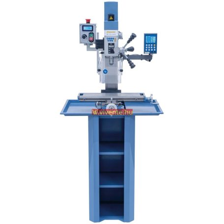 230V, KF16L Vario + DT 40 háromtengelyes digitális mutató Fúró- és marógép