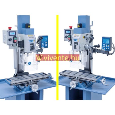 230V, KF16L Vario + DT 40 háromtengelyes digitális mutató Fúró- és marógép