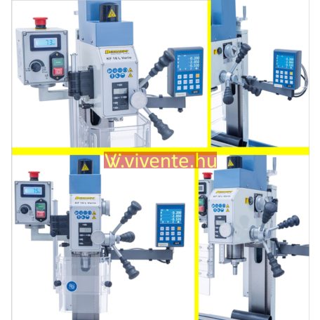 230V, KF16L Vario + DT 40 háromtengelyes digitális mutató Fúró- és marógép
