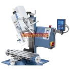 230V, KF18Top + DT 40 háromtengelyes digitális mutató Fúró- és marógép 