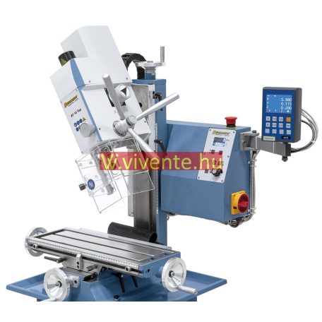 230V, KF18Top + DT 40 háromtengelyes digitális mutató Fúró- és marógép 