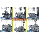 230V, KF18Top + DT 40 háromtengelyes digitális mutató Fúró- és marógép 