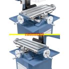 230V, KF18Top + DT 40 háromtengelyes digitális mutató Fúró- és marógép 