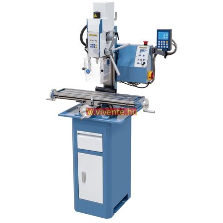 230V, KF26L Top + DT 40 háromtengelyes digitális mutató Fúró- és marógép 