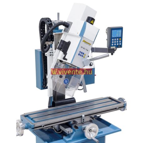 230V, KF26L Top + DT 40 háromtengelyes digitális mutató Fúró- és marógép 