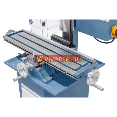 230V, KF26L Top + DT 40 háromtengelyes digitális mutató Fúró- és marógép 