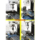 230V, BF30N Super előretolással AL 350 D Fúró- és marógép 