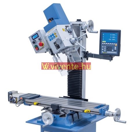 230V, BF30N Super előretolással és ES-12 V háromtengelyes digitális mutatóval Fúró- és marógép 