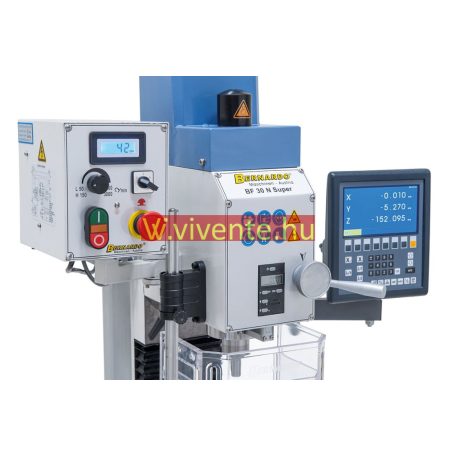 230V, BF30N Super előretolással és ES-12 V háromtengelyes digitális mutatóval Fúró- és marógép 