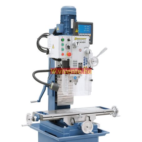 400V, FM45HSV + ES-12 V háromtengelyes digitális mutató Fúró- és marógép 