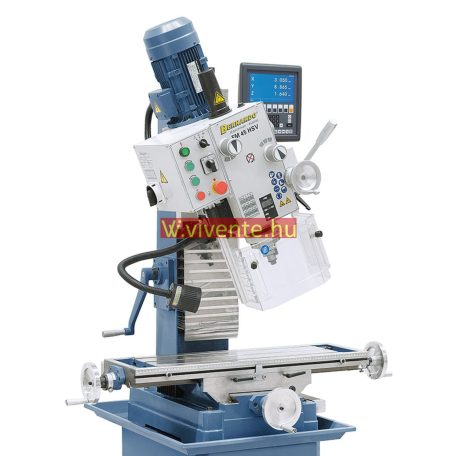 400V, FM45HSV + ES-12 V háromtengelyes digitális mutató Fúró- és marógép 