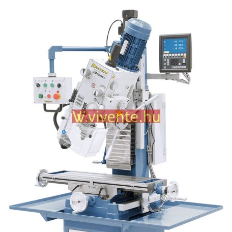 400V, FM50HSV + ES-12 V háromtengelyes digitális mutató Fúró- és marógép 