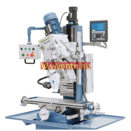 400V, FM50HSV + ES-12 V háromtengelyes digitális mutató Fúró- és marógép 