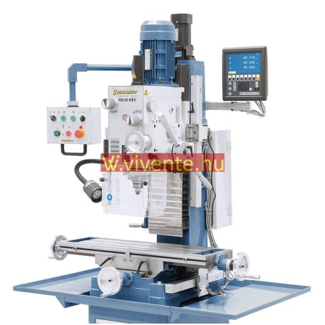 400V, FM50HSV + ES-12 V háromtengelyes digitális mutató Fúró- és marógép 