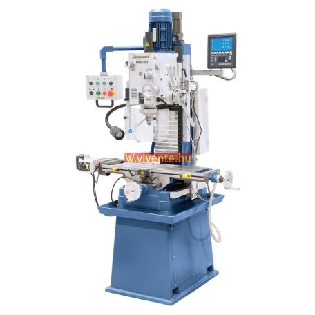 400V, FM55HSV + ES-12 V háromtengelyes digitális mutató és előtolás az x tengelyhez Fúró- és marógép 