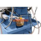 400V, FM55HSV + ES-12 V háromtengelyes digitális mutató és előtolás az x tengelyhez Fúró- és marógép 