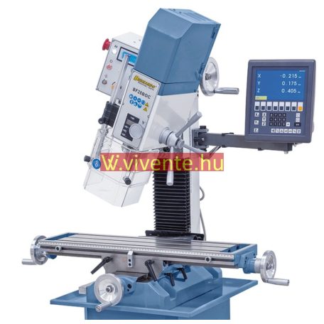 230V, BF28BDC + ES-12 V háromtengelyes digitális mutató Fúró- és marógép 