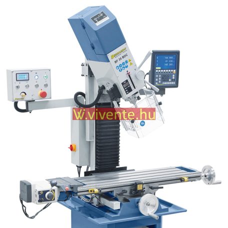 230V, BF35BDC előretolással és ES-12 V háromtengelyes digitális mutatóval Fúró- és marógép 