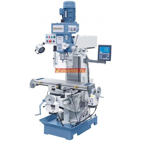 400V, KF60 + 3 tengelyes helyzetmutató ES-12 V + maróasztal-előretoló az y-tengelyen Fúró- és marógép 