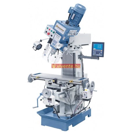 400V, KF60 + 3 tengelyes helyzetmutató ES-12 V + maróasztal-előretoló az y-tengelyen Fúró- és marógép 