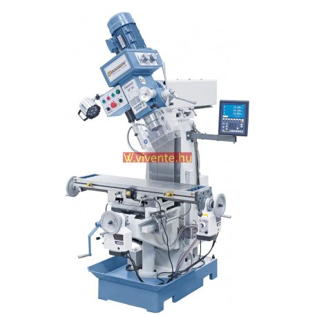 400V, KF60 + 3 tengelyes helyzetmutató ES-12 V + maróasztal-előretoló az y-tengelyen Fúró- és marógép 