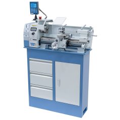   230V Profi 400 V+ kéttengelyes digitális kijelző DT 40 Asztali esztergagép 