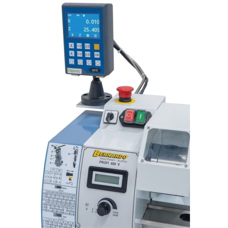 230V Profi 400 V+ kéttengelyes digitális kijelző DT 40 Asztali esztergagép 