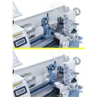 230V Profi 400 V+ kéttengelyes digitális kijelző DT 40 Asztali esztergagép 