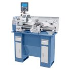 230V Profi 550 WQV + kéttengelyes digitális kijelző ES-12 V Vezérorsós esztergagép 