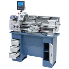   230V Profi 650 G + kéttengelyes digitális kijelző ES-12 V Vezér- és vonóorsós esztergagép 