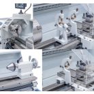 230V Profi 750 Vario+ kéttengelyes digitális kijelző ES-12 V Vezér- és vonóorsós esztergagép 