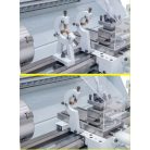 230V Profi 750 Vario+ kéttengelyes digitális kijelző ES-12 V Vezér- és vonóorsós esztergagép 