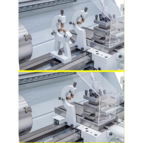 230V Profi 750 Vario+ kéttengelyes digitális kijelző ES-12 V Vezér- és vonóorsós esztergagép 