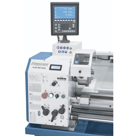 230V Profi 900 Vario+ kéttengelyes digitális kijelző ES-12 V Vezér- és vonóorsós esztergagép 