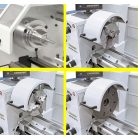 1,5kW Master 360 Pro + háromtengelyes digitális mutató ES-12 V Univerzális Esztergagép