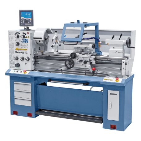 1,5kW Master 400 Top Vario + háromtengelyes digitális mutató ES-12 V Univerzális Esztergagép