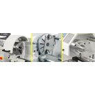 2,0/2,4kW Master 400 + háromtengelyes digitális mutató ES-12 V Univerzális Esztergagép