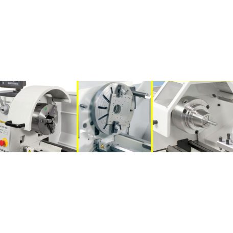 2,0/2,4kW Master 400 + háromtengelyes digitális mutató ES-12 V Univerzális Esztergagép