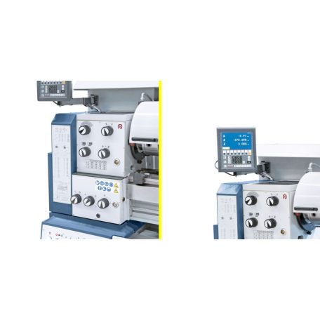 3,0/4,5kW Compact 400+ háromtengelyes digitális mutató ES-12 V Univerzális Esztergagép 