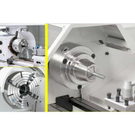 5,5kW Compact 400 V + háromtengelyes digitális mutató ES-12 V Univerzális esztergagép 