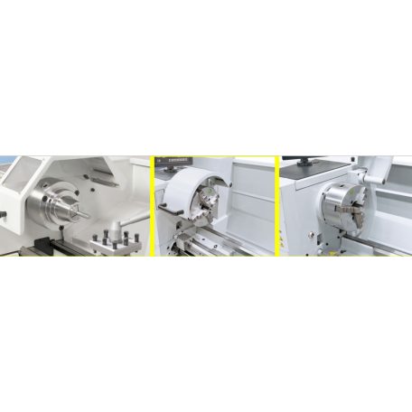 1,5/2,4kW Master 410 Pro + háromtengelyes digitális mutató ES-12 V Univerzális Esztergagép