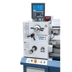   4,0kW Master 410 Pro Vario + háromtengelyes digitális mutató ES-12 V Univerzális esztergagép 