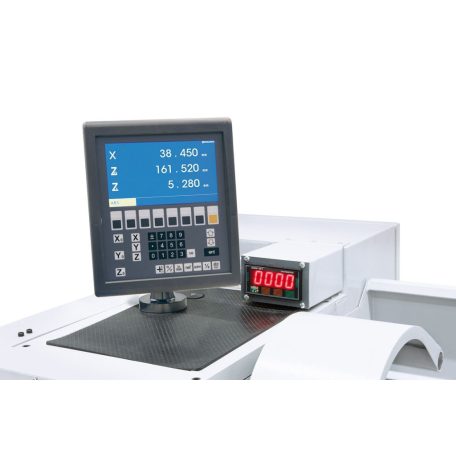 4,0kW Master 410 Pro Vario + háromtengelyes digitális mutató ES-12 V Univerzális esztergagép 