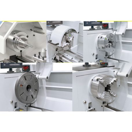 4,0kW Master 410 Pro Vario + háromtengelyes digitális mutató ES-12 V Univerzális esztergagép 